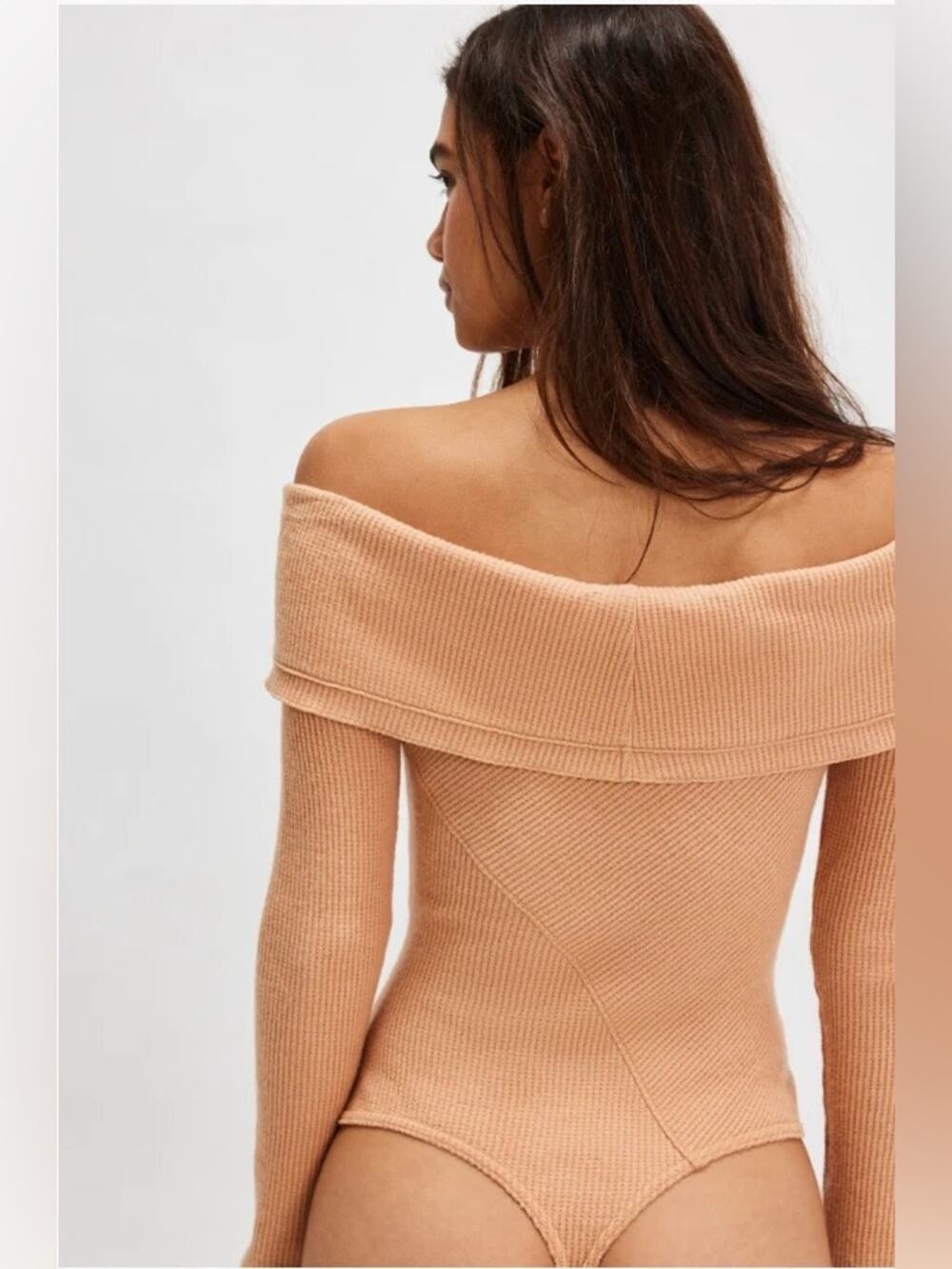 FREE PEOPLE AUTUMN COZY BODYSUIT  pink. Medium